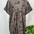 Brown Soft & Breathable Alpine Nighty Perfect for All Seasons
