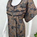 Brown Soft & Breathable Alpine Nighty Perfect for All Seasons
