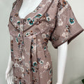 Desert Brown Alpine Fabric Nightgown Soft & Breathable