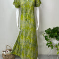 Lime Green Umbrella Style Alpine Fabric Nightgown