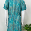 Teal Blue Alpine Fabric Umbrella Nightgown