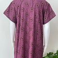 Purple Printed Alpine Nighty for Women