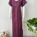 Purple Printed Alpine Nighty for Women