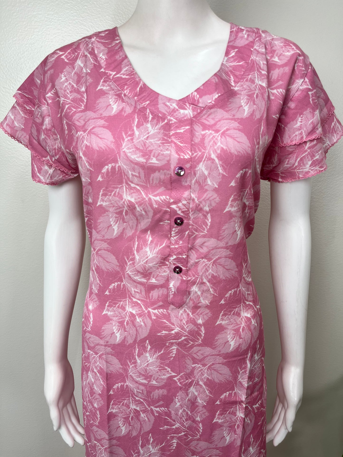 Baby Pink Umbrella Nightgown in Alpine Fabric