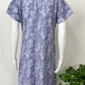 Lavender Alpine Fabric Nighty in Frock Pattern