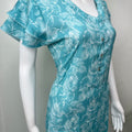 Sky Blue Alpine Fabric Umbrella Style Nighty