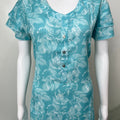 Sky Blue Alpine Fabric Umbrella Style Nighty