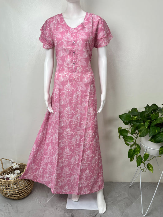 Baby Pink Umbrella Nightgown in Alpine Fabric