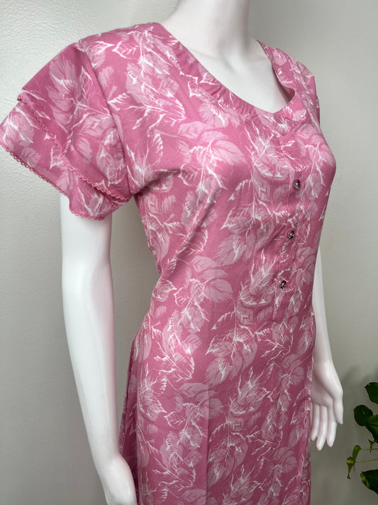 Baby Pink Umbrella Nightgown in Alpine Fabric