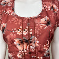 Floral Printed Umbrella Style Alpine Nightgown