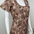 Brown Umbrella Style Alpine Fabric Nightgown