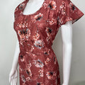 Floral Printed Umbrella Style Alpine Nightgown