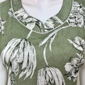 Green Premium Alpine Fabric Women's Nighty