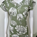 Green Premium Alpine Fabric Women's Nighty