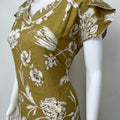 Yellow Floral Printed Alpine Fabric Nighty Soft & Breathable