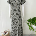 Olive Green Alpine Fabric Nightgown For Women