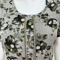 Olive Green Alpine Fabric Nightgown For Women