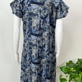 Navy Blue Alpine Nightgown Elegant & Long-Lasting