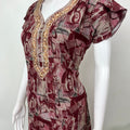 Maroon Alpine Fabric Nighty Soft & Breathable