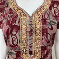 Maroon Alpine Fabric Nighty Soft & Breathable