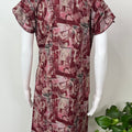 Maroon Alpine Fabric Nighty Soft & Breathable