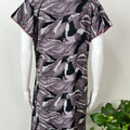 Digital Printed Alpine Fabric Nighty with Embroidery