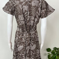 Brown Floral Umbrella Style Alpine Nightgown