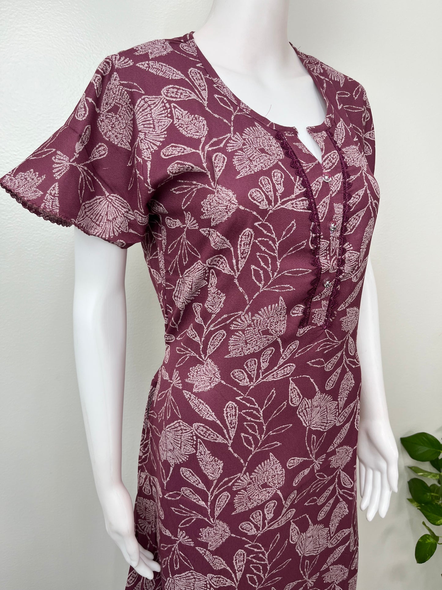 Wine Umbrella Style Alpine Fabric Nighty