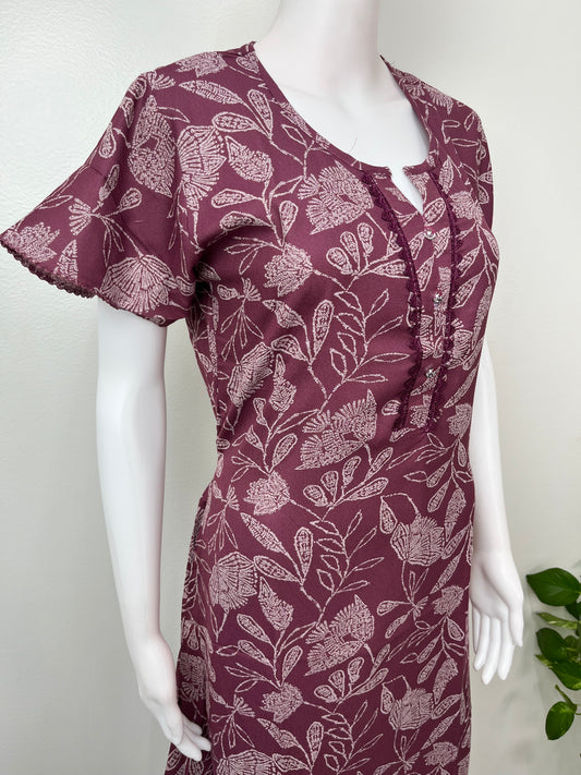 Wine Umbrella Style Alpine Fabric Nighty