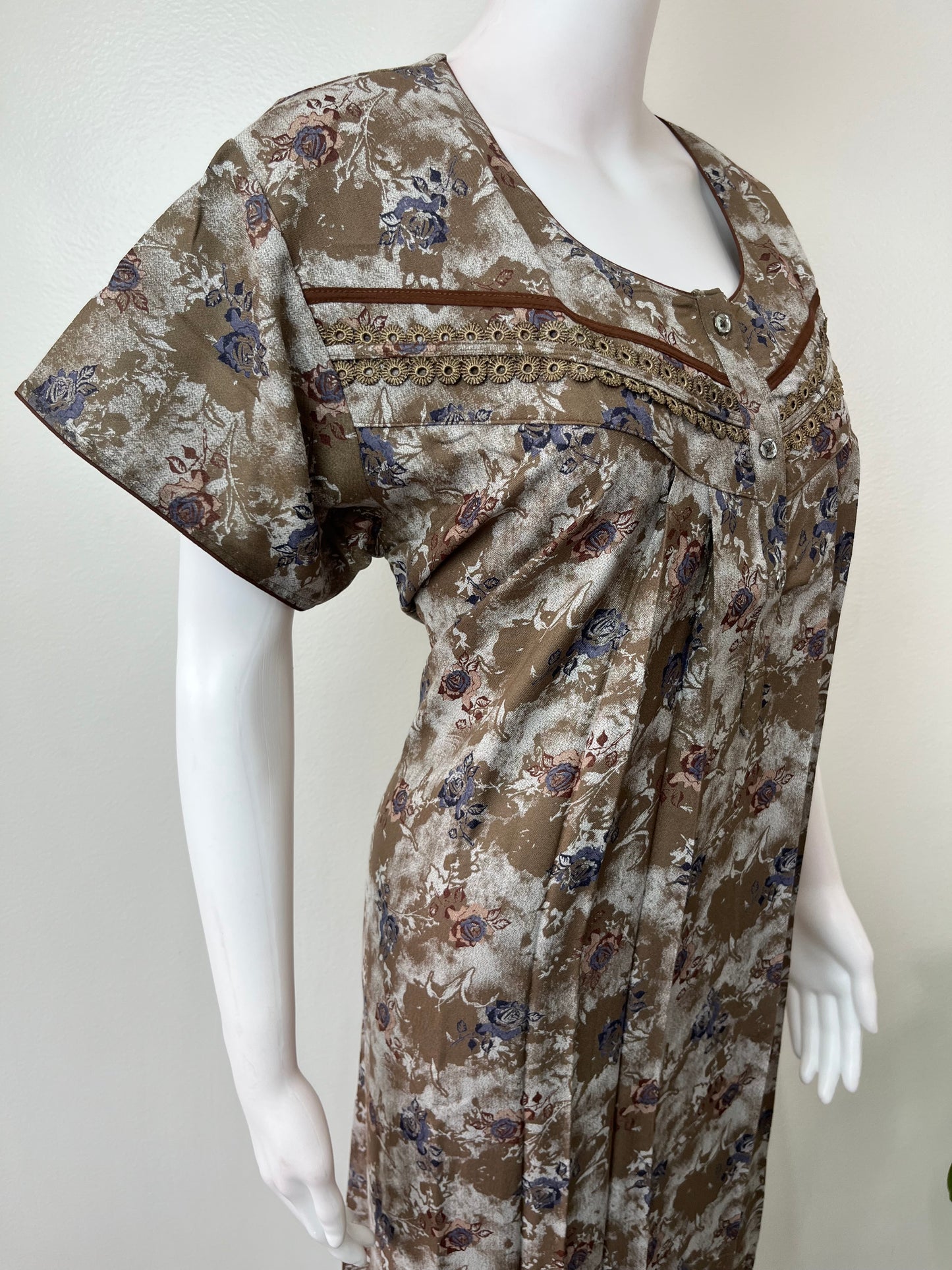 Printed Alpine Fabric Nighty for Women