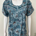 Blue Soft & Breathable Alpine Nightgown