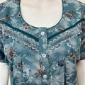 Blue Soft & Breathable Alpine Nightgown