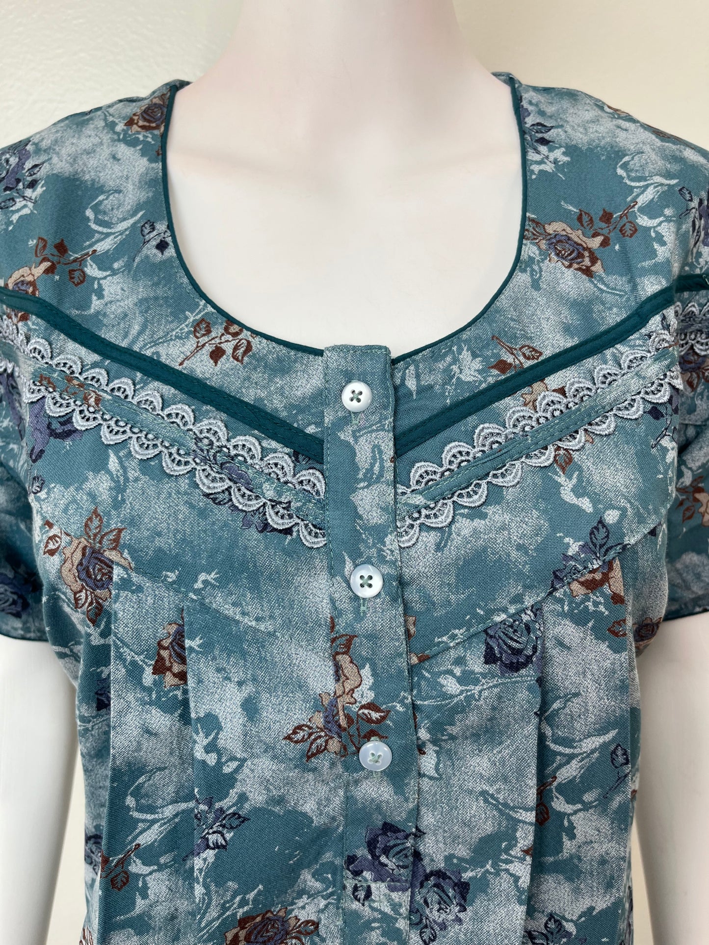 Blue Soft & Breathable Alpine Nightgown