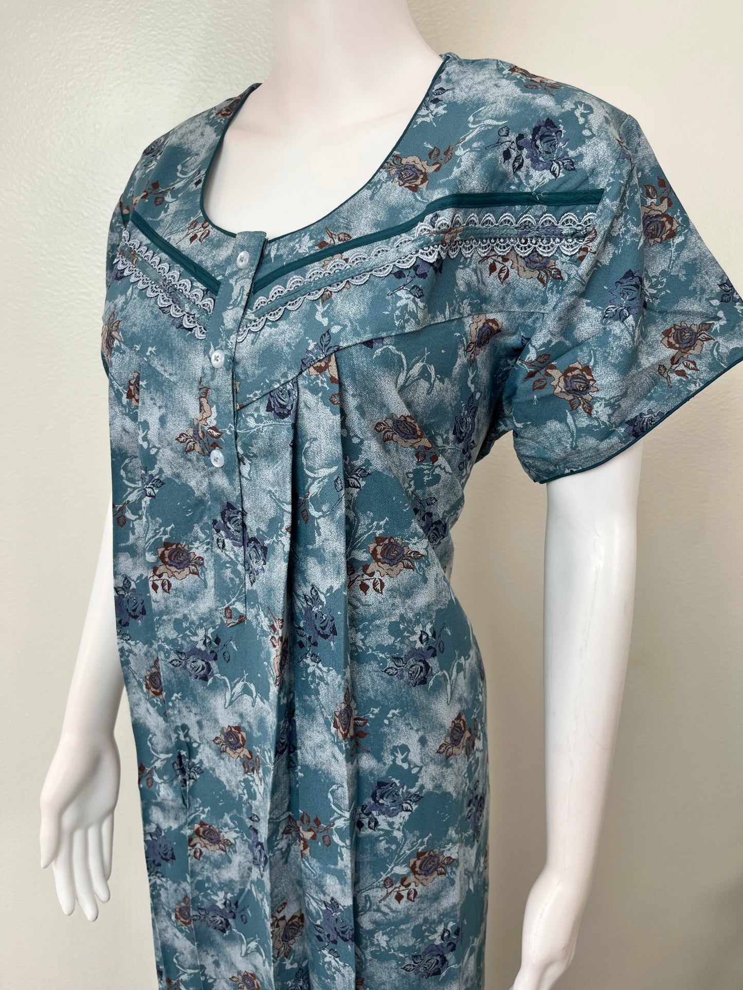 Blue Soft & Breathable Alpine Nightgown