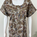 Printed Alpine Fabric Nighty for Women