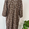 Soft & Breathable 3/4th Sleeves Alpine Nighty