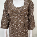 Soft & Breathable 3/4th Sleeves Alpine Nighty