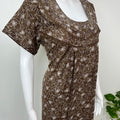 Brown Alpine Fabric Soft & Breathable Nighty