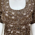 Brown Alpine Fabric Soft & Breathable Nighty