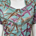 Neon Digital Print Alpine Fabric Nighty