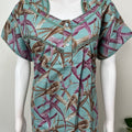 Neon Digital Print Alpine Fabric Nighty