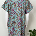Neon Digital Print Alpine Fabric Nighty