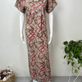 Coffee Pleated Style Alpine Nightgown