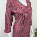 Soft & Breathable Alpine Fabric Nightgown with 3/4th  Sleeves