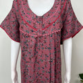 Printed Alpine Fabric Women's Nighty