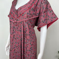 Printed Alpine Fabric Women's Nighty