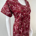 Maroon Alpine Fabric Nighty Soft & Breathable