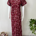 Maroon Alpine Fabric Nighty Soft & Breathable
