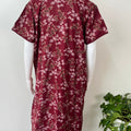 Maroon Alpine Fabric Nighty Soft & Breathable