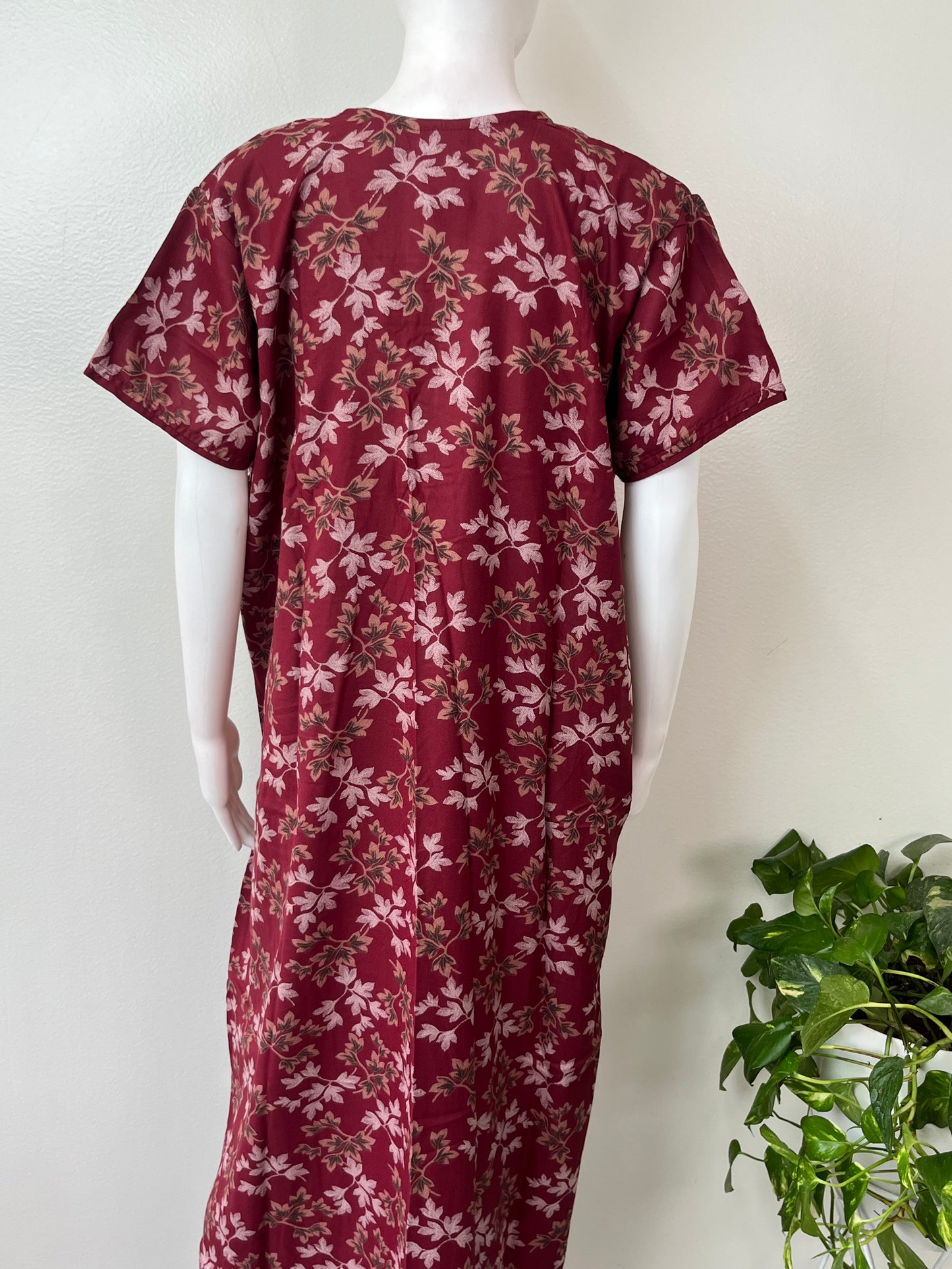 Maroon Alpine Fabric Nighty Soft & Breathable